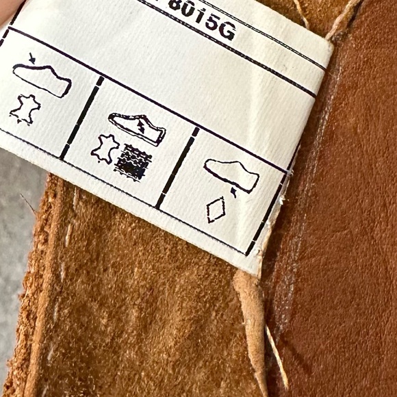 UGG suede brown leather chukka boot short lace up sheepskin shearling winter tan - Picture 2 of 11